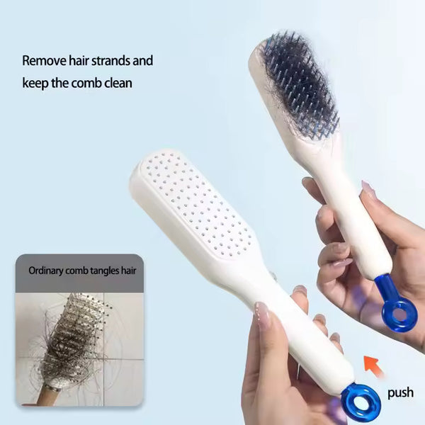 Self Cleaning Hair Brush