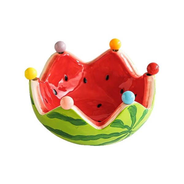 Watermelon Bowl With Fruit Forks