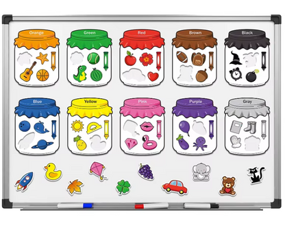 Colorful Magnetic Sorting Educational Set