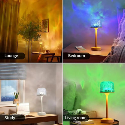 Water Ripple LED Ambient Table Lamp