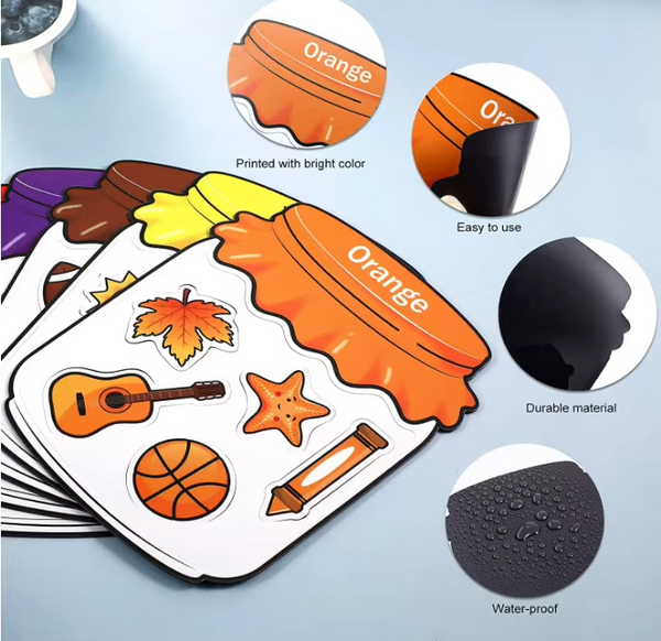 Colorful Magnetic Sorting Educational Set