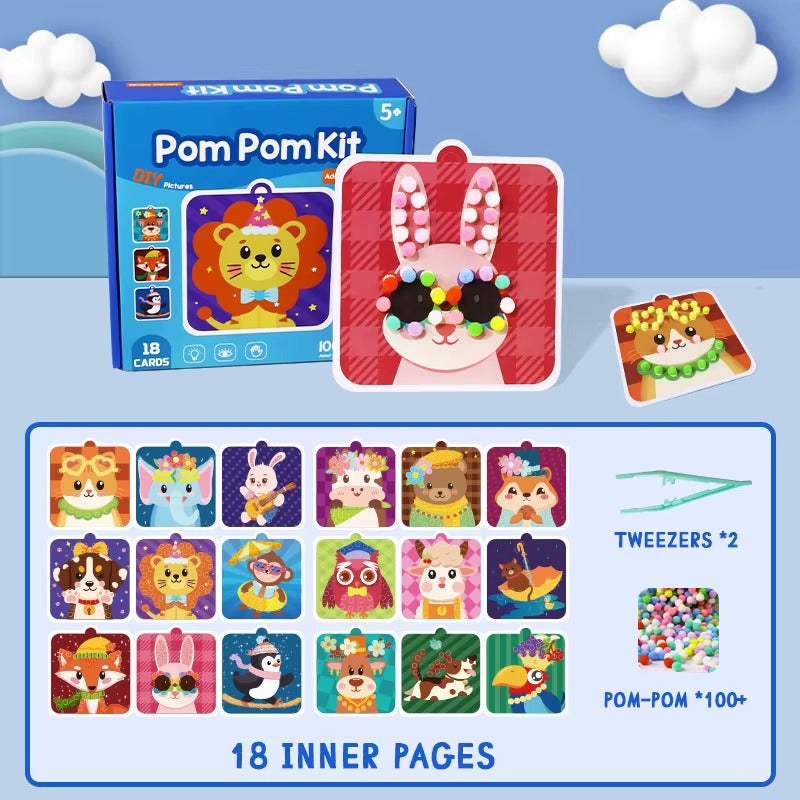 Pom Pom Kit Animal Dress-up