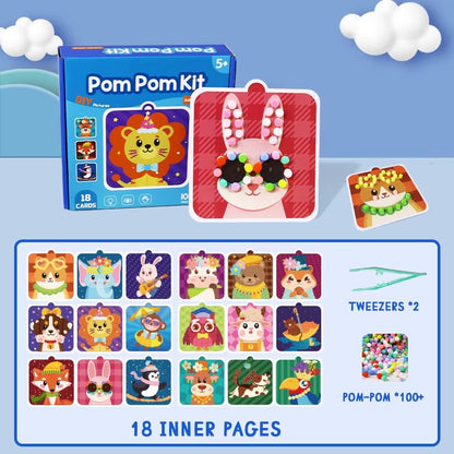 Pom Pom Kit Animal Dress-up