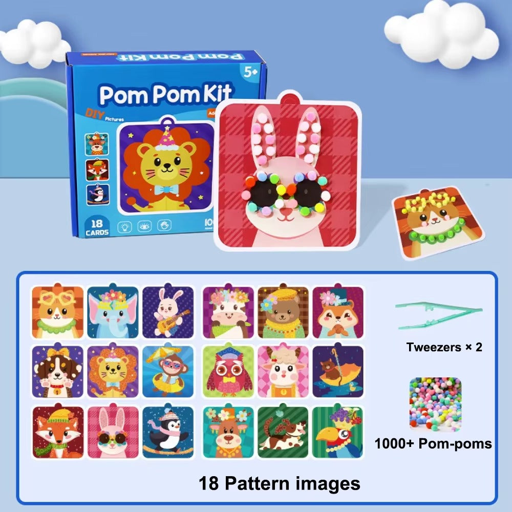 Pom Pom Kit Animal Dress-up