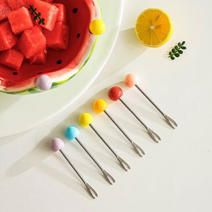Watermelon Bowl With Fruit Forks