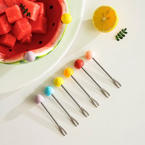 Watermelon Bowl With Fruit Forks