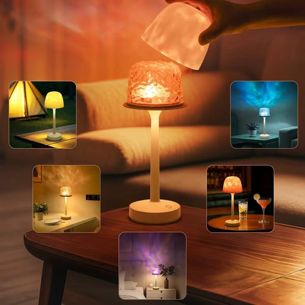 Water Ripple LED Ambient Table Lamp