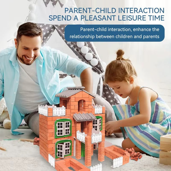 Little Bricklayer Children’s DIY House | 487 Pieces