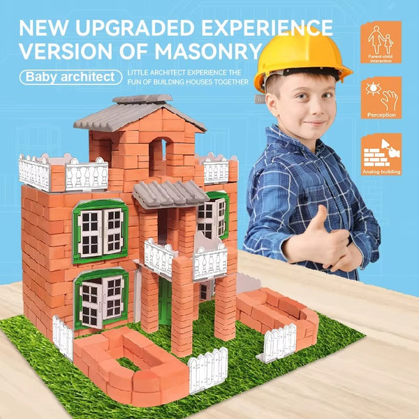 Little Bricklayer Children’s DIY House | 487 Pieces