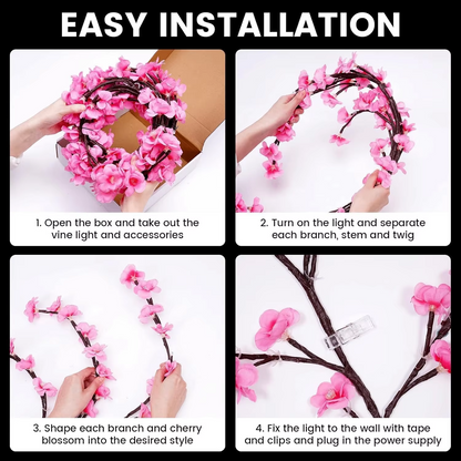 Wall Flower LED Arrangement | 144 LEDS