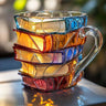 Colorful Painted Book Cup