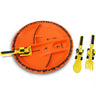 Constructive Eating Plate & Utensils