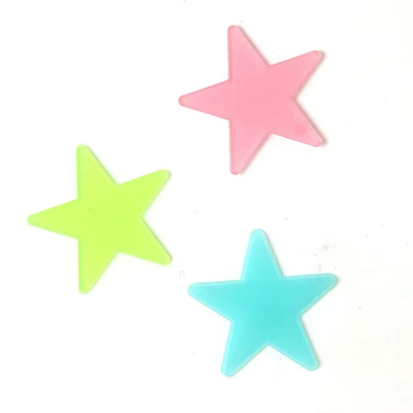 Glow-in-the-Dark Star Wall Decals | 10 PCS