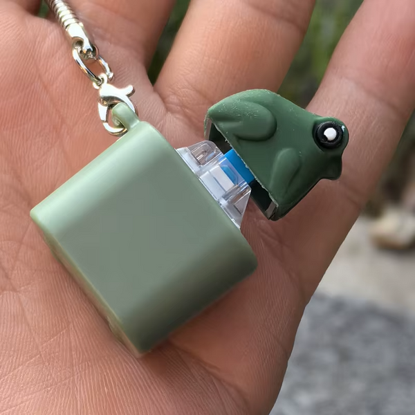 Frog Sound & Light Keychain
