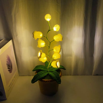 Crochet Lily Flower Night Lamp