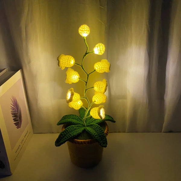 Crochet Lily Flower Night Lamp