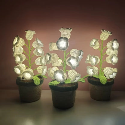 Crochet Lily Flower Night Lamp
