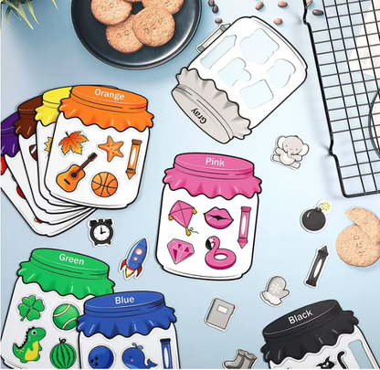 Colorful Magnetic Sorting Educational Set