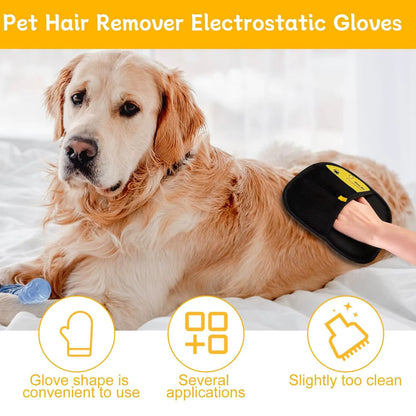 Pet Fur Remover Grooming Glove