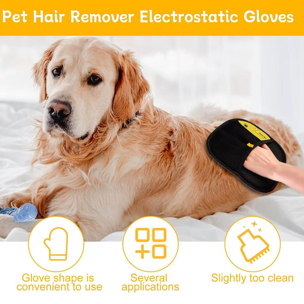 Pet Fur Remover Grooming Glove