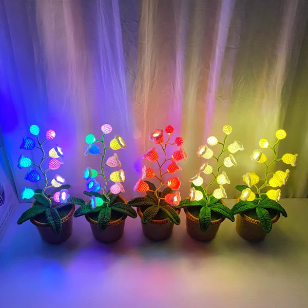 Crochet Lily Flower Night Lamp