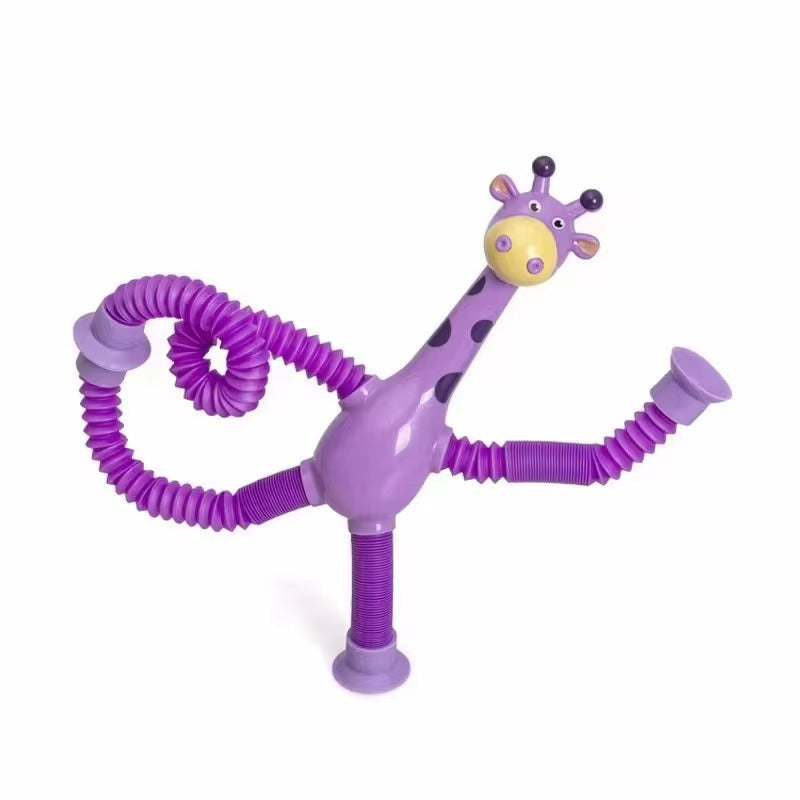 Stretchy Giraffe Tube Toy | 4 PCS Pack