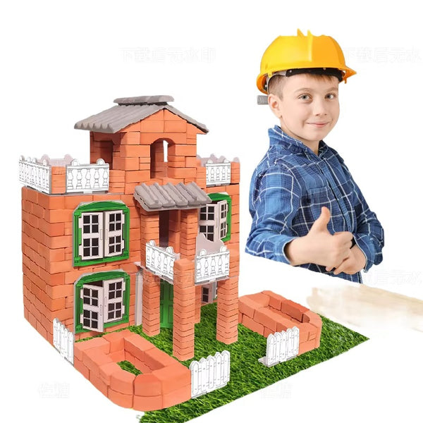 Little Bricklayer Children’s DIY House | 487 Pieces