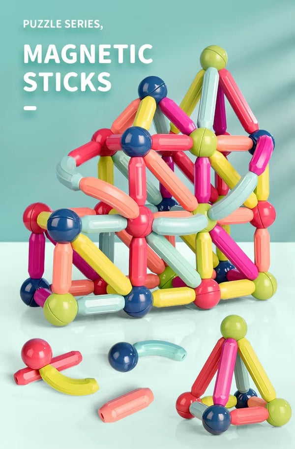 Magnetic Building Blocks | 64 PCS Set
