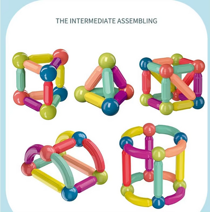 Magnetic Building Blocks | 64 PCS Set