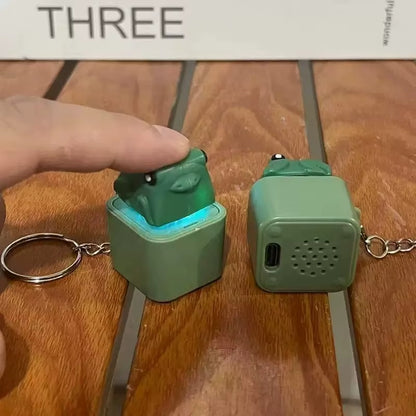 Frog Sound & Light Keychain
