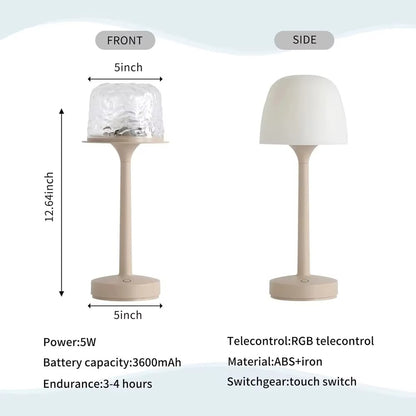 Water Ripple LED Ambient Table Lamp