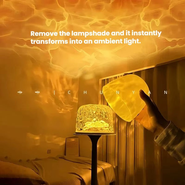 Water Ripple LED Ambient Table Lamp