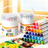 36 Colors Washable Silky Crayons Set