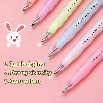 Glue Dispenser Pen Set | 6 Pack