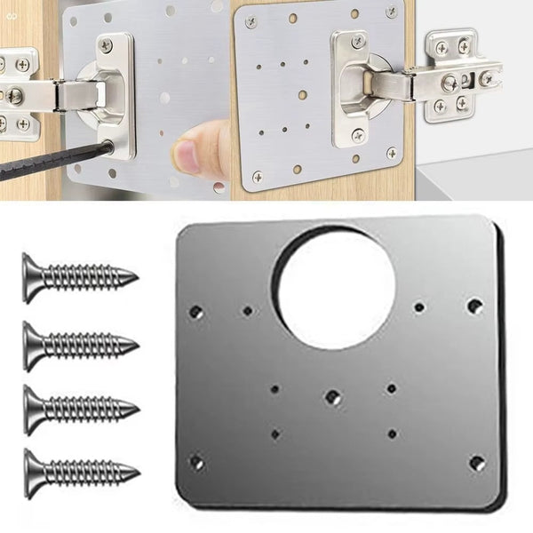 Stainless Steel Hinge Repair Plate
