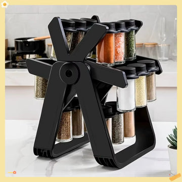 18 Jar Rotating Spice Rack