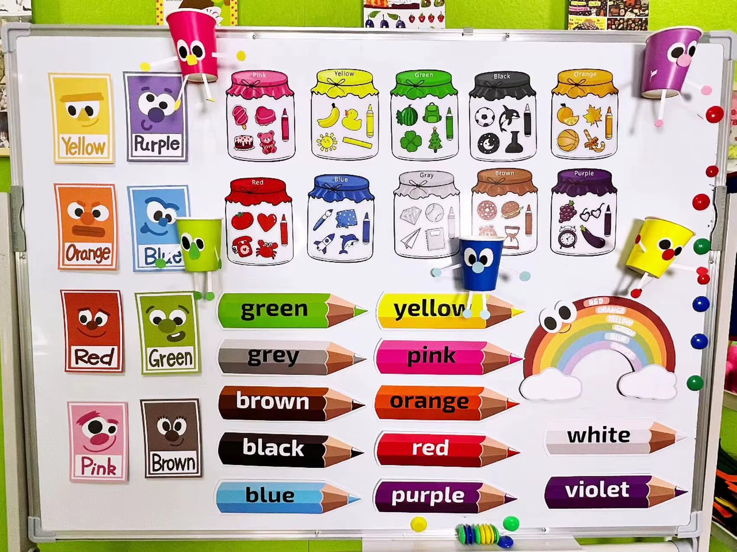 Colorful Magnetic Sorting Educational Set