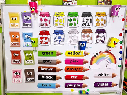 Colorful Magnetic Sorting Educational Set