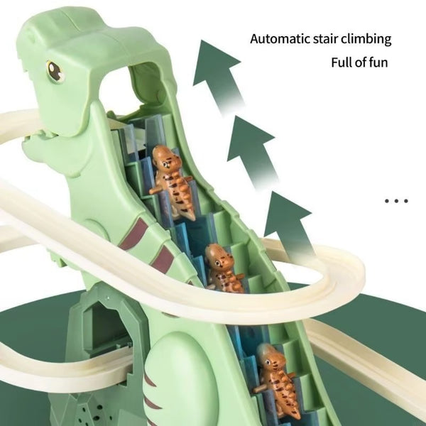 Dinosaur Climbing Slide Music Toy | With 5 Dinosaurs