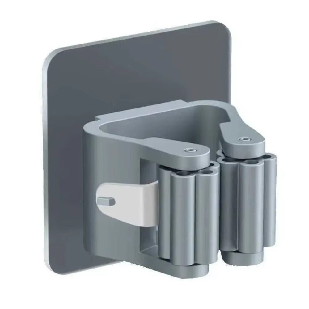 Mop & Broom Organizer Wall Mounted | 6 Pack Holder Rack