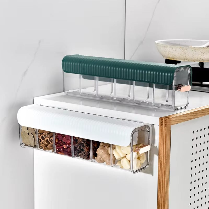 Multi-Compartment Transparent Storage Organizer