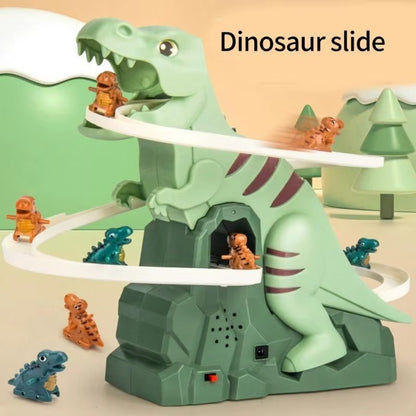 Dinosaur Climbing Slide Music Toy | With 5 Dinosaurs