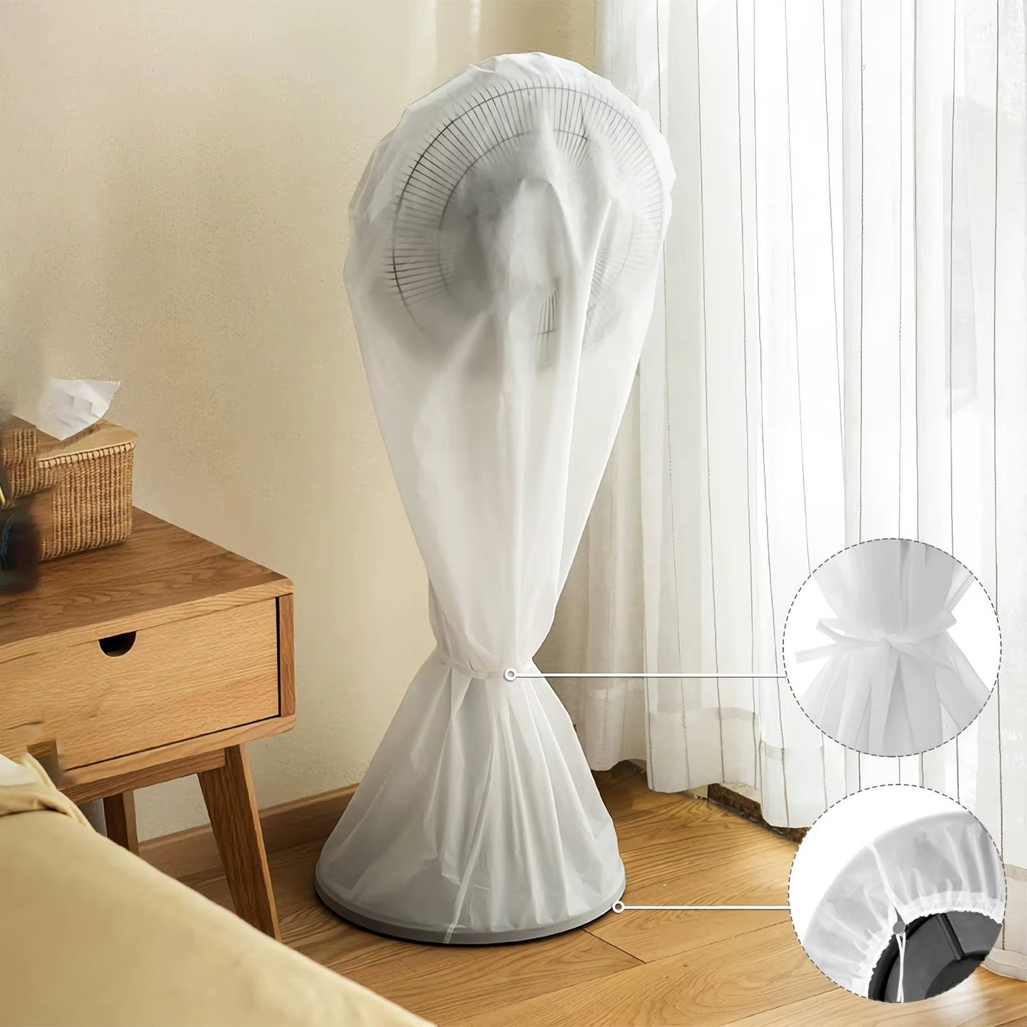 Dustproof & Moisture-Proof Fan Cover