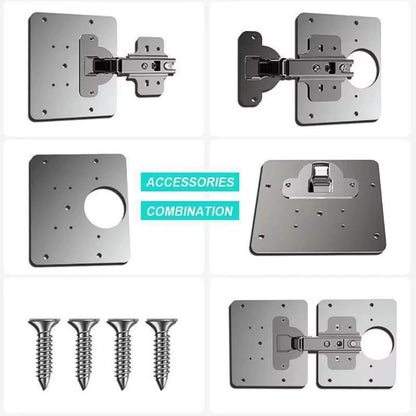 Stainless Steel Hinge Repair Plate