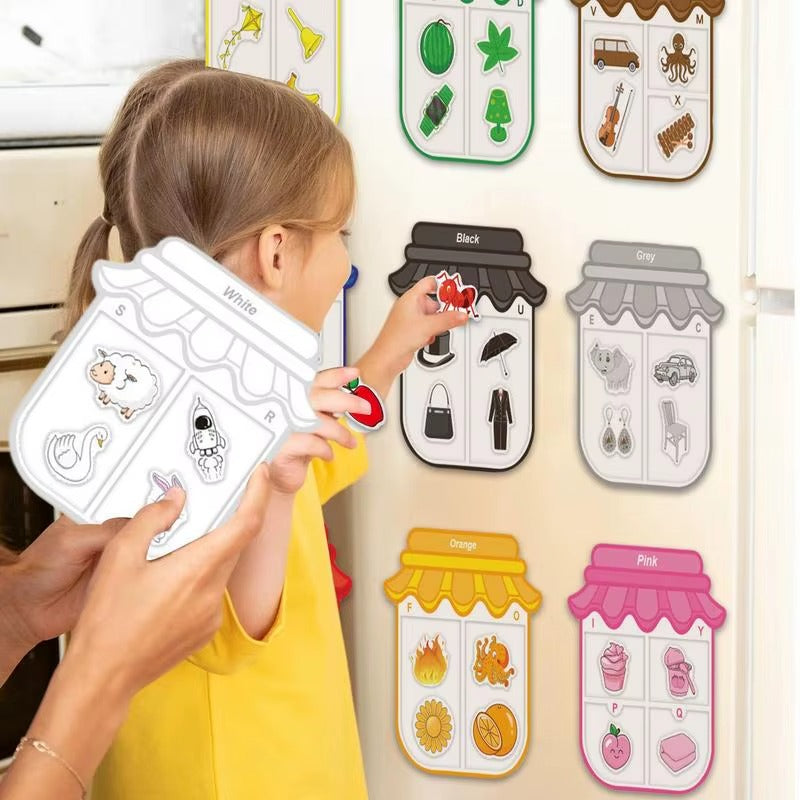 Colorful Magnetic Sorting Educational Set