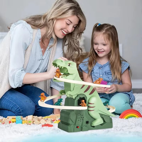 Dinosaur Climbing Slide Music Toy | With 5 Dinosaurs