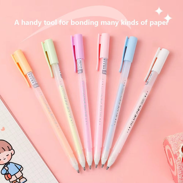 Glue Dispenser Pen Set | 6 Pack