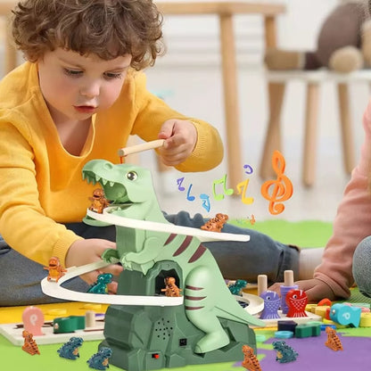 Dinosaur Climbing Slide Music Toy | With 5 Dinosaurs