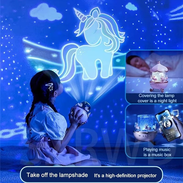 Starry Sky Projector Night Rechargeable