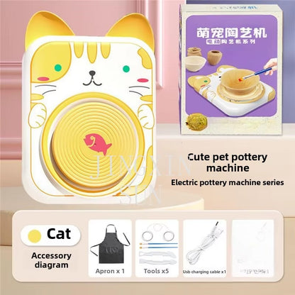 Soft Clay Electric Pottery Machine